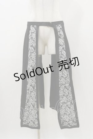 画像: Qutie Frash / 2021銀麗-GINREI-ラップロングスカート  黒 H-25-10-26-027-QU-SK-KB-ZH