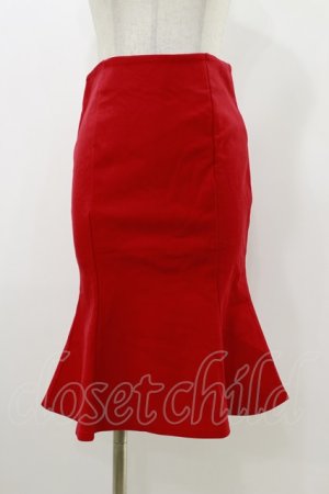 画像: MARBLE / マーメイドスカート  レッド H-25-10-26-028-GO-SK-KB-ZH