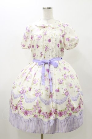 画像: Emily Temple cute / フリルROSEワンピース  ラベンダー H-25-10-26-033-ET-OP-KB-ZH