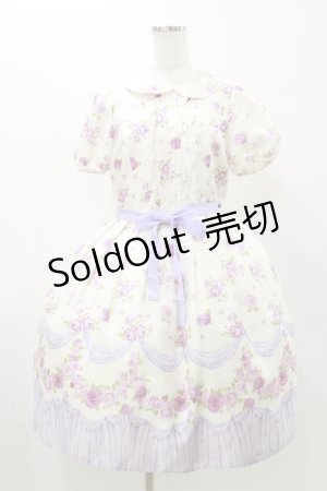 画像: Emily Temple cute / フリルROSEワンピース  ラベンダー H-25-10-26-033-ET-OP-KB-ZH