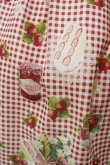 画像4: Melody BasKet / Strawberry picnicピンタックワンピース M レッド H-25-10-26-034-LO-OP-KB-ZH (4)