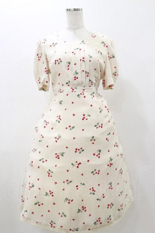 画像1: MILK / チェリーブロッサムdress  バニラチェリー H-25-10-26-035-ML-OP-KB-ZH (1)