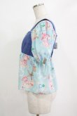 画像2: MILK / ジュエルShellトップス  アクアシェル×ブルーデニム H-25-10-27-026-ML-TO-KB-ZH (2)