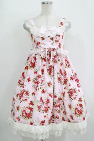 画像: BABY,THE STARS SHINE BRIGHT / シュガーブーケ柄ロココジャンパースカート Free ピンク H-25-10-27-004-BA-OP-NS-ZH