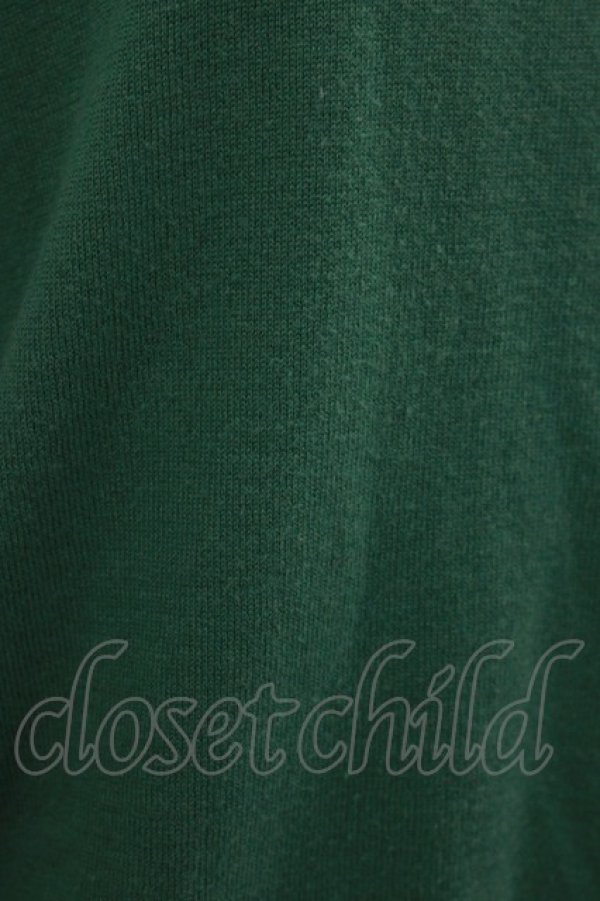 画像4: Jane Marple Dans Le Salon / Cotton-cashmere turtleneck sweater  グリーン H-25-10-27-035-JM-TO-KB-ZH (4)