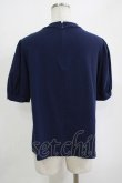 画像3: Jane Marple / Tulle Frill Puffy Sleeve Pullover  ネイビー H-25-10-27-037-JM-TO-KB-ZH (3)