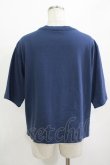 画像3: Jane Marple Dans Le Salon / Theme print side zip T-shirt  navy H-25-10-27-039-JM-TO-KB-ZH (3)