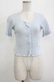 画像1: Katie / UNDER PRETTIES short sleeve cardigan  BABY BLUE H-25-10-27-040-LO-TO-KB-ZH (1)