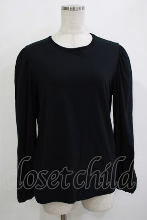 画像: Jane Marple Dans Le Salon / Puffy sleeve pullover  ブラック H-25-10-27-046-JM-TO-KB-ZH