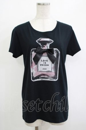 画像: MILK / perfume Tee  黒 H-25-10-27-048-ML-TO-KB-ZH