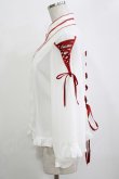 画像2: metamorphose / 着物合わせ風ブラウス Free オフ H-25-10-27-056-ME-BL-NS-ZH (2)