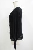 画像2: axes femme / バックデザインニットカーディガン M ブラック H-25-10-27-063-AX-TO-NS-ZH (2)