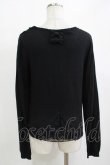 画像3: axes femme / バックデザインニットカーディガン M ブラック H-25-10-27-063-AX-TO-NS-ZH (3)