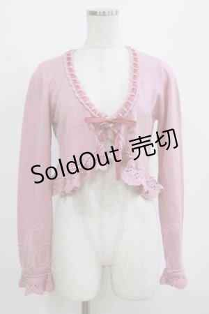 画像: BABY,THE STARS SHINE BRIGHT / プリンセスドロップ刺繍ボレロ Free ピンク H-25-10-27-065-BA-TO-NS-ZH