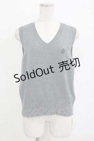 画像: Jane Marple Dans Le Salon / ロゴエンブロイダリージレ  チャコールグレー H-25-10-27-066-JM-TO-KB-ZH