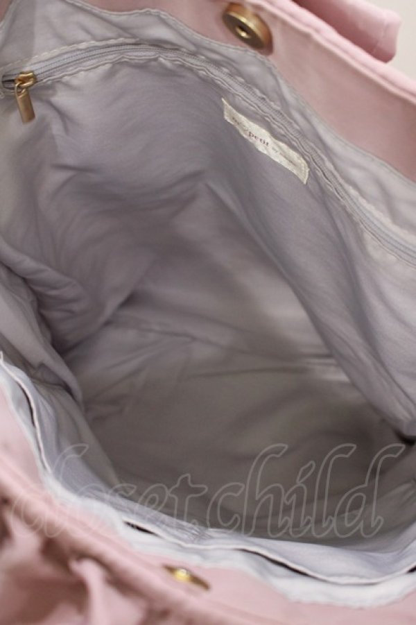 画像3: m petit by misako / TT*AMフリルトート  ピンク H-25-10-27-070-LO-BG-NS-ZH (3)
