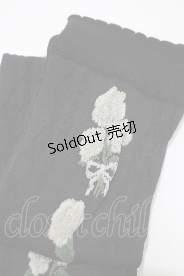 画像2: m petit by misako / AMOVKクロミハナ  ブラック H-25-10-27-071-LO-ZA-NS-ZH (2)