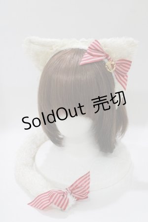 画像: BABY,THE STARS SHINE BRIGHT / Le petit chat blanc セット(みみとしっぽ)  オフ H-25-10-27-078-BA-ZA-NS-ZH