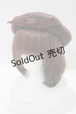 画像: m petit by misako / AMリボンサーモベレー  ブラウン H-25-10-27-081-LO-AC-NS-ZH