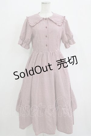 画像: m petit by misako / AM*ギンガムCHKワンピース M レッド H-25-10-27-011-LO-OP-NS-ZH
