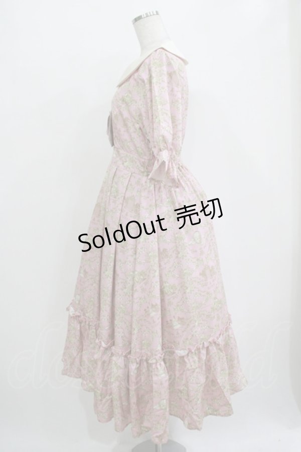 画像2: m petit by misako / NINA’Sコラボトワルドジュイワンピース M ピンク H-25-10-27-012-LO-OP-NS-ZH (2)