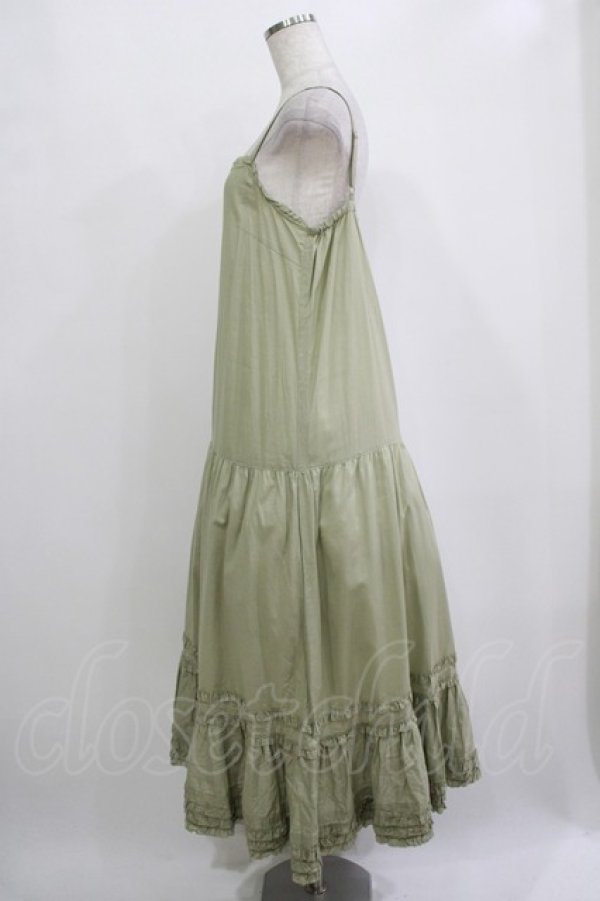 画像2: PINK HOUSE / ローンキャミソールワンピース Free グリーン H-25-10-27-016-LO-OP-NS-ZH (2)