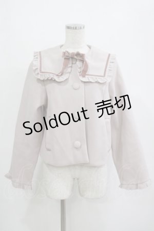 画像: m petit by misako / AM*セーラーショートコート M ピンク H-25-10-27-019-LO-CO-NS-ZH