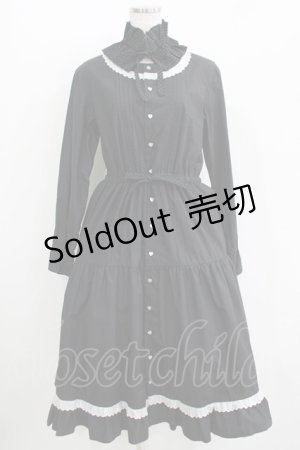 画像: ネバアランド / 白昼夢ワンピース  黒 H-25-10-28-027-LO-OP-KB-ZH