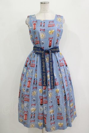 画像: Jane Marple / ReLondonスクエアドレス  ブルーグレー H-25-10-28-004-JM-OP-KB-ZH