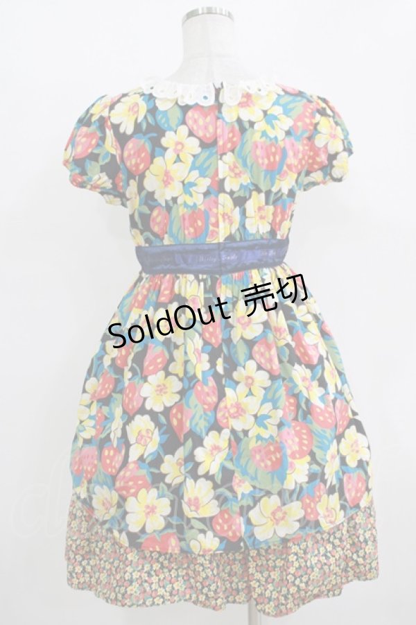 画像3: 【SALE】Shirley Temple / LIBERTY FABRICワンピース 160 ブラック H-25-10-28-036-ET-OP-KB-ZT075 (3)