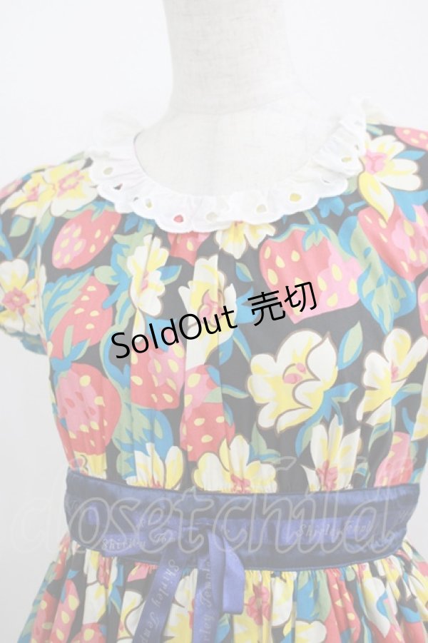 画像4: 【SALE】Shirley Temple / LIBERTY FABRICワンピース 160 ブラック H-25-10-28-036-ET-OP-KB-ZT075 (4)