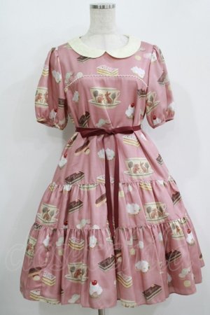 画像: Leur Getter / Rabbit Tea cup袖付ワンピース M ピンク H-25-10-28-042-LU-OP-KB-ZH