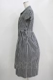 画像2: merry jenny / ギンガムシャツワンピース  黒 H-25-10-28-044-LO-OP-KB-ZH (2)