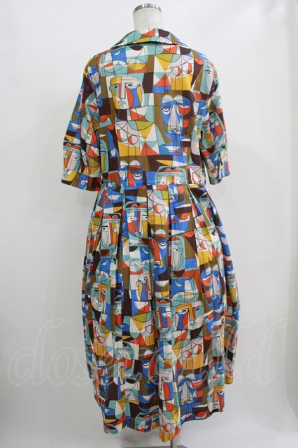 画像3: Jane Marple Dans Le Salon / Carnaby Castミュージアムドレス  マルチカラー H-25-10-28-005-JM-OP-KB-ZH (3)