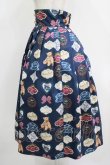 画像2: Melody BasKet / Bear labelスカート M ネイビー H-25-10-28-050-LO-SK-KB-ZH (2)