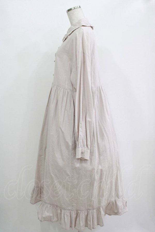 画像2: merry jenny / チャイナロングワンピース  ベージュ H-25-10-28-001-LO-OP-KB-ZH (2)