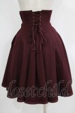 画像3: EXCENTRIQUE / Concertoコルセットスカート S/M ボルドー H-25-10-28-052-EL-SK-KB-ZH (3)