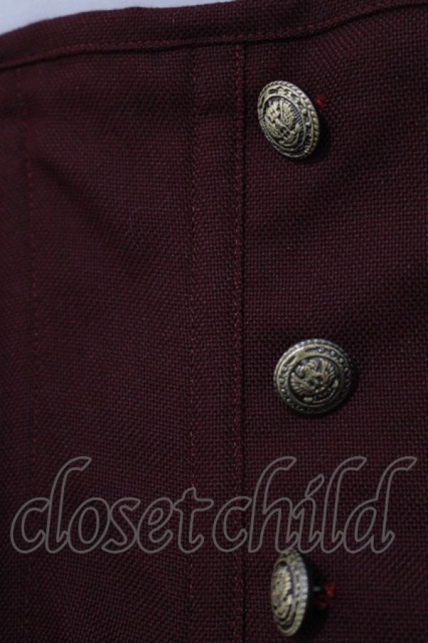 画像4: EXCENTRIQUE / Concertoコルセットスカート S/M ボルドー H-25-10-28-052-EL-SK-KB-ZH (4)