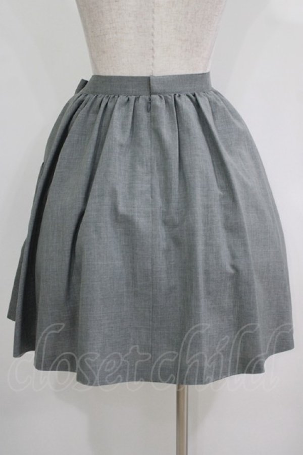 画像3: MIHO MATSUDA / アシメフリルスカート  グレー H-25-10-28-054-GO-SK-KB-ZH (3)