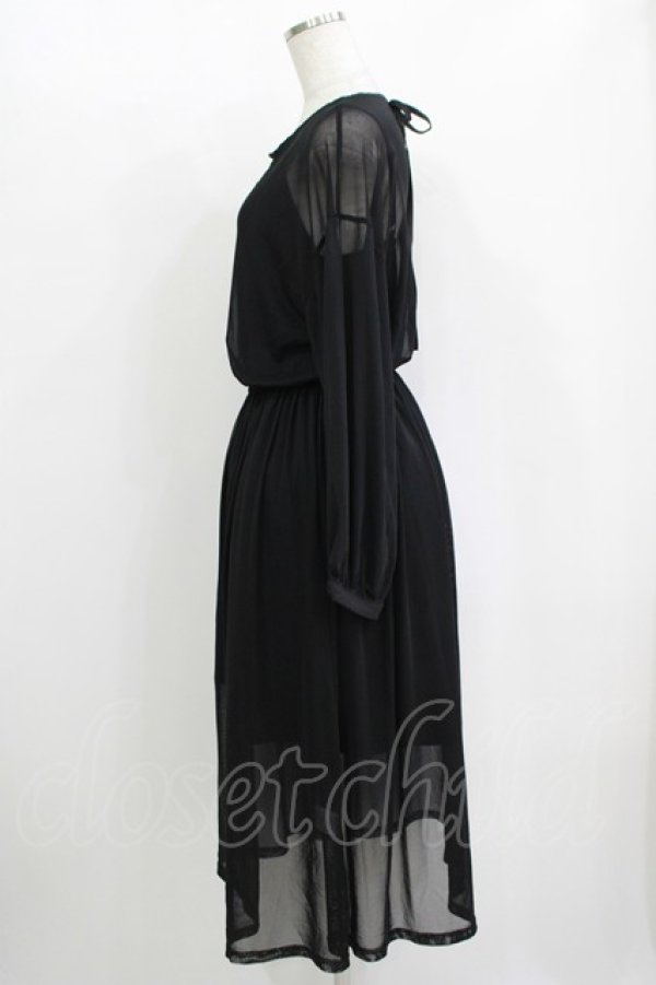 画像2: merry jenny / シアーワンピース F 黒 H-25-10-28-055-LO-OP-KB-ZH (2)