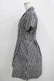 画像2: merry jenny / ギンガムシャツワンピース  ブラック H-25-10-28-056-LO-OP-KB-ZH (2)