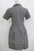 画像3: merry jenny / ギンガムシャツワンピース  ブラック H-25-10-28-056-LO-OP-KB-ZH (3)