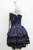 画像2: ATELIER PIERROT / "Diamond Circus"ミニコルセットワンピース  紺 H-25-10-28-057-EL-OP-KB-ZH (2)