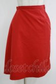 画像1: ネバアランド / ウエストタックスカート  赤 H-25-10-28-058-LO-SK-KB-ZH (1)