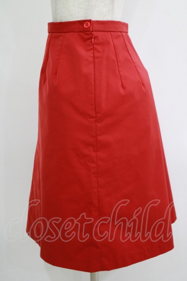 画像2: ネバアランド / ウエストタックスカート  赤 H-25-10-28-058-LO-SK-KB-ZH (2)