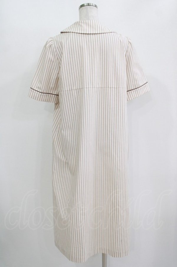 画像3: Katie / ICECREAM SHOP uniform  ベージュストライプ H-25-10-28-059-LO-OP-KB-ZH (3)