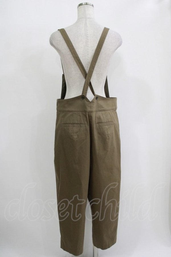 画像3: Jane Marple Dans Le Salon / テーパードサロペットパンツ M カーキ H-25-10-28-062-JM-PA-KB-ZH (3)