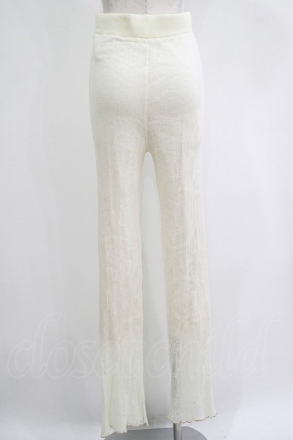 画像3: merry jenny / シアーニットラメメロウパンツ  アイボリー H-25-10-28-064-LO-PA-KB-ZH (3)