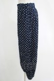 画像2: Jane Marple Dans Le Salon / Polka dotsフラッフィーパンツ  ネイビー H-25-10-28-068-JM-PA-KB-ZH (2)