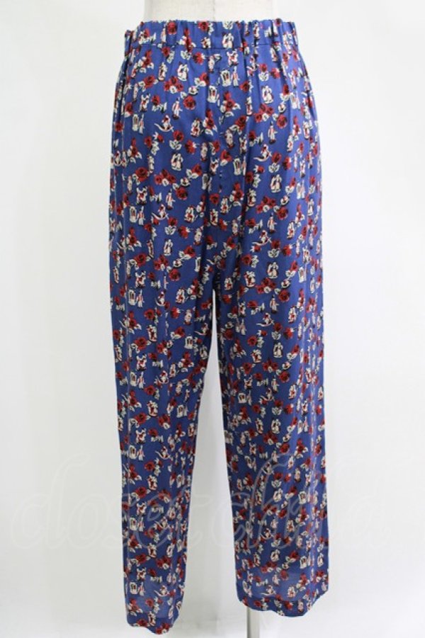 画像3: Jane Marple Dans Le Salon / Dance with roses dress pants  ネイビー H-25-10-28-069-JM-PA-KB-ZH (3)